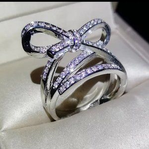 Sterling Silver Rope Knot ring